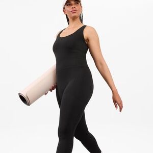 Athleta Salutation Petite M Black Women's Jumpsuit
